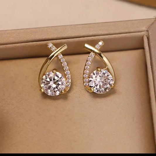 Pendientes de Cristal Elegantes